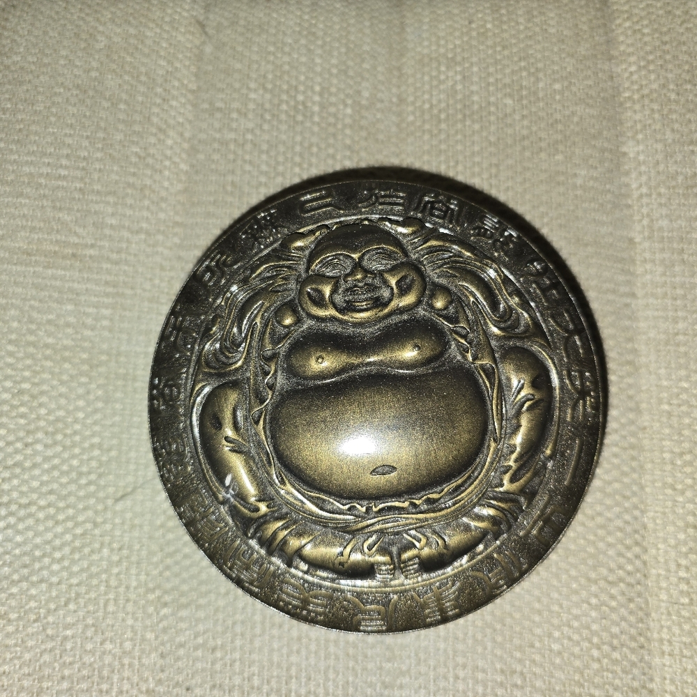 Vintage Buddha Brass Dish